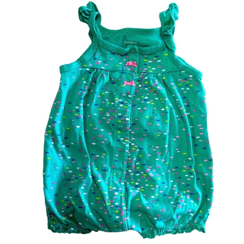 5/$30 Carter’s Baby Girl Fish Print Romper​